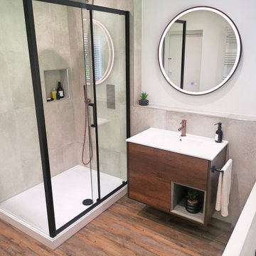 Rustic tranquil bathroom
