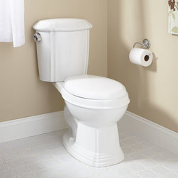 REGENT DUAL-FLUSH WATER CLOSET - FLUSH BUTTON ON LEFT - Toilets