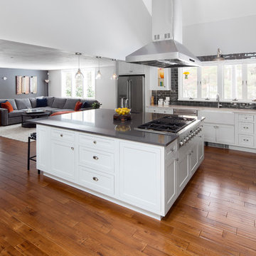 Philip Open Concept Kitchen + First Floor--Newton, Massachusetts