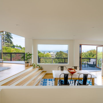 Dual NW Wood 540 Systems Open the Entire Main Floor