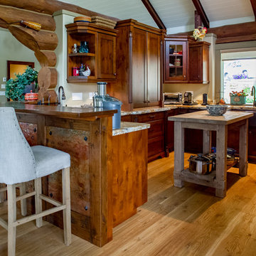 extensive renovation of a log house in Rural Smithers