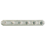 Sea Gull Lighting - Sea Gull Lighting 4702-962 Six-light Chrome Wall/bath - Six Light Bath Bracket in Brushed Nickel Finish. SSix-light Chrome Wal Brushed Nickel *UL Approved: YES Energy Star Qualified: n/a ADA Certified: n/a  *Number of Lights: Lamp: 6-*Wattage:100w 6 medium G-25 100w bulb(s) *Bulb Included:No *Bulb Type:6 medium G-25 100w *Finish Type:Brushed Nickel