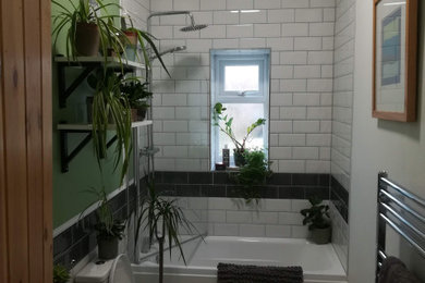 Inspiration for a modern bathroom in Manchester.