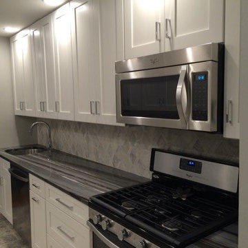 Long Beach Apartment Kitchen and Bathroom
