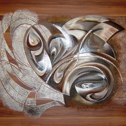 Artwork: Original paintings on wood - Mixed Media Art