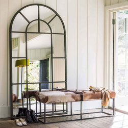 Large Window Pane Mirror - Freestanding Mirrors