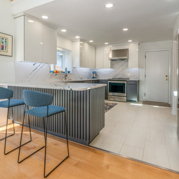 Modern Kitchen & Powder Room Design Moneta, VA