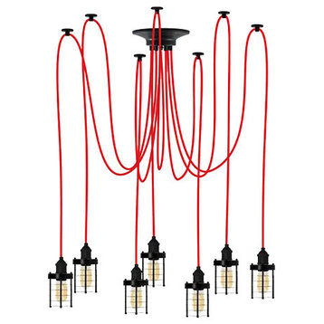 Red And Black Chandelier