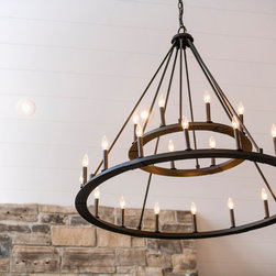 New Tech Custom Home - Chandeliers