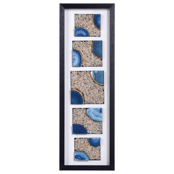 Agate Wall Accent, Blue
