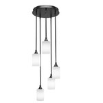 Toltec Lighting - Toltec Lighting 2145-MB-4061 Empire - Five Light Mini Pendant - No. of Rods: 4Assembly Required: TRUE Canopy Included: TRUE