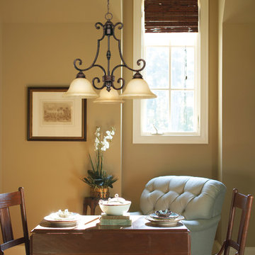 Capital Lighting 3583CB-259 Barclay Brown 3 Light Chandelier