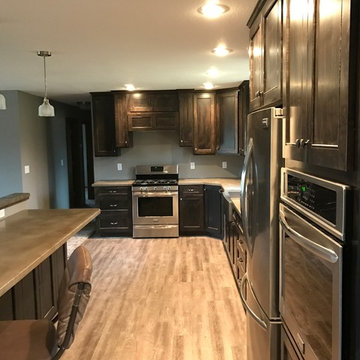 RIch Maple Cabinets mission style