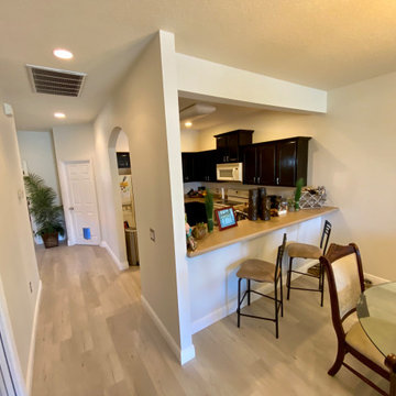 Residential | LVP Quincy Oaks & Tile Slate White