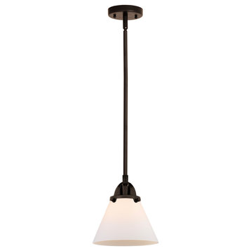 Innovations Large Cone 7.75" Mini Pendant, LED, ORB/Frost
