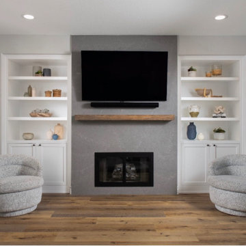 Fireplace and built-in millwork