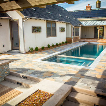 Ample Space for Outdoor Entertaining: Eclectic Farmhouse for Family Entertainme