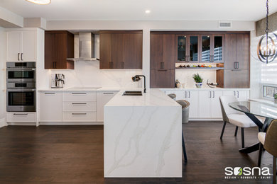 Kitchen - transitional kitchen idea in Toronto