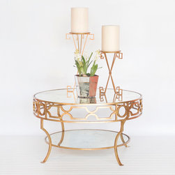 Worlds Away Treillage Coffee Table - Coffee Tables