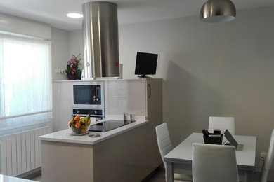 This is an example of a modern kitchen in Other.