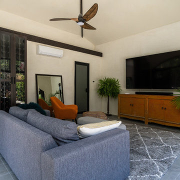 West Hollywood Spanish-Style Pool House Transformation
