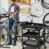 Three Tray Rolling Tool Cart Mechanic Cabinet Storage Tool Organizer w/Drawer