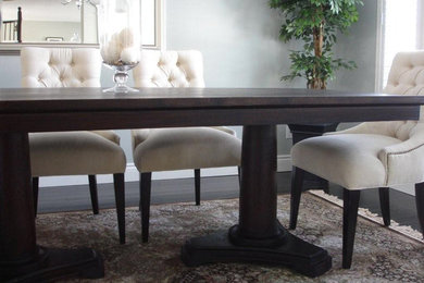 Minimalist dining room photo in Toronto