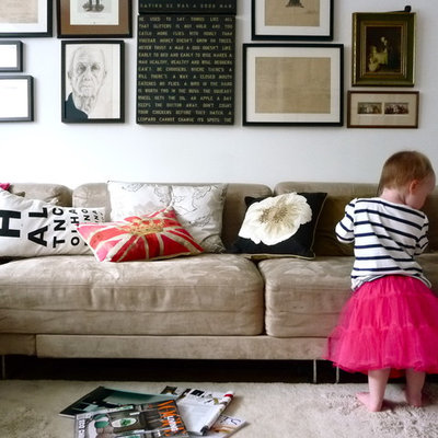 Example of an eclectic home design design in Other