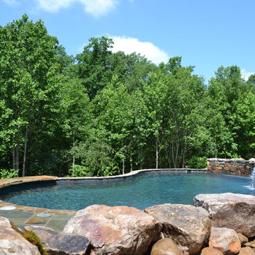 Pool and Hardscape private home