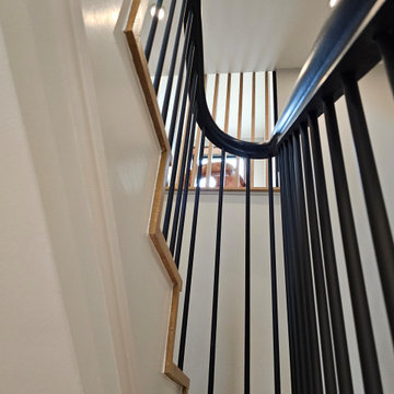Project #115 | Staircase with Continuous Rail System Without Newels