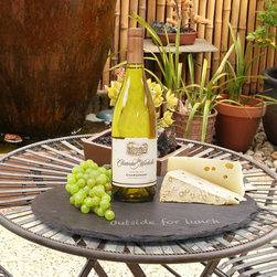 Epicureanist Slate Lazy Susan - Cheese Boards And Platters