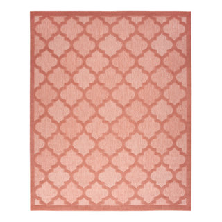Nourison Easy Care NES01 Area Rug, Coral/Orange, 7' x 10 ...