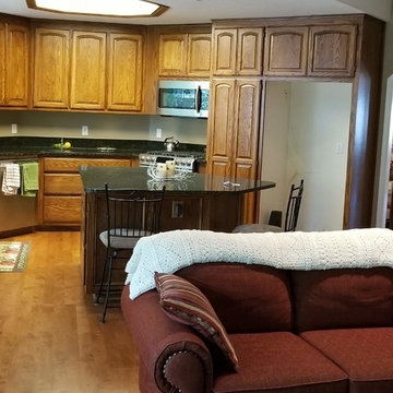 Maple Flooring with Gunstock Stain
