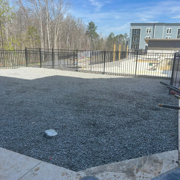 Paver Patio Installation with Drainage Preparation