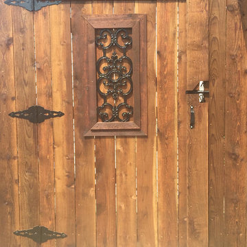 Decorated Wooden Gate