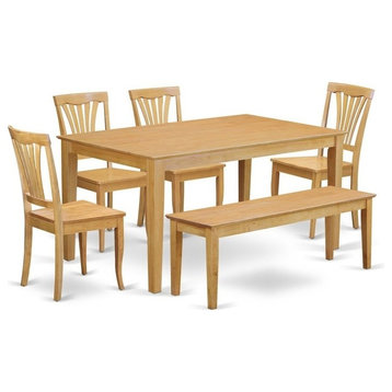 6-Piece Kitchen Table Set For 6
