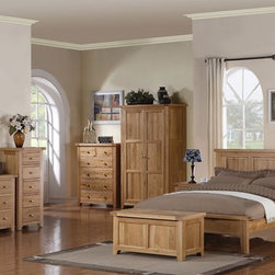 Devon Oak Bedroom - Lit Adulte