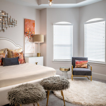 Transitional Riverstone Home with Asian Influence