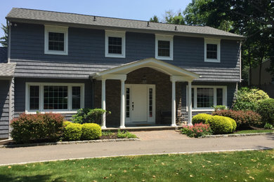 Arts and crafts exterior home photo in New York