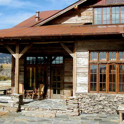Rustic Wood Casement Windows - Windows And Doors