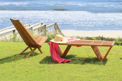 Inspiration for a coastal exterior home remodel in Jacksonville