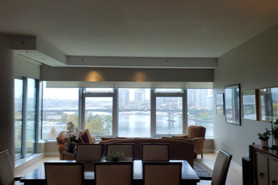 Trendy dining room photo in Vancouver