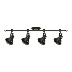 industrial track lighting. contemporary track globe electric 4light black track lighting kit led bulbs included and industrial