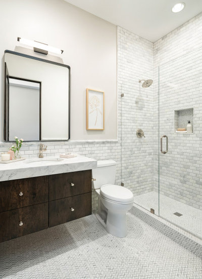 Transitional Bathroom by LMOH Home