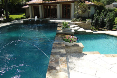 Inspiration for a timeless pool remodel in Dallas