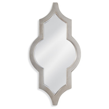 Keyhole Wall Mirror-Silver