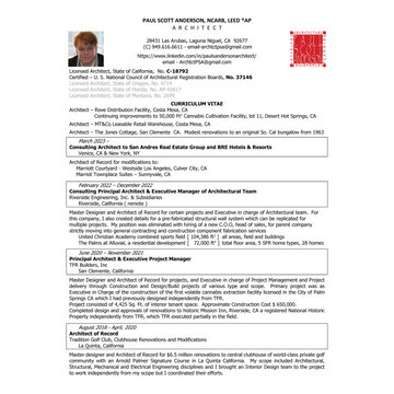 Paul Scott Anderson - General Resume, pg. 1