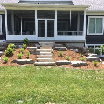 Ledgestone steps