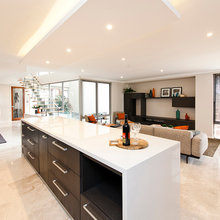 open plan kitchen
