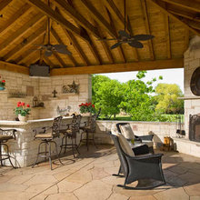 outdoor kitchens